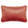 Pad Champagne Kissenhülle Kunstfell 30x48 Red