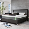 Tempur® Boxspring Bett Frame Hybrid Chrom Edge Grey 180x200 2 x 90x200 Foundation Adjustable (motorisiert) 2 x 90x200 Hybrid Elite 25 130 cm