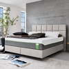 Tempur® Boxspringbett Check Hybrid Schwebeoptik White 180x200 2 x 90x200 Foundation Adjustable (motorisiert) 2 x 90x200 Hybrid Elite 25 110 cm