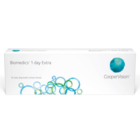 Biomedics 1 Day Extra Tageslinsen von CooperVision 30 Linsen