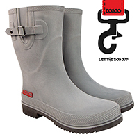 Doggo Lotte Brushed Damenstiefel,  Farbe: Grau