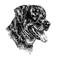 Esser-Warnschild "Herr im Haus bin ich!"