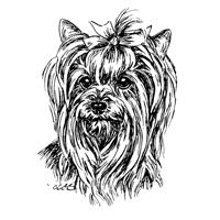 Esser-Warnschild "Hier wache ich" Größe 12, 5 x 14, 5 cm mit Motiv