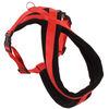 Gepolstertes Nylon-Geschirr "Sportiv",  Farbe: schwarz-rot