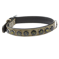 Halsbänder "Buttons",  Farbe: Steingrau