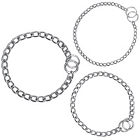 Halskette einfach,  verchromt