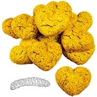 Herzchen mit Hermetia,  Insect & Lecker