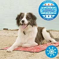 Hunde-Kühlliegematte - rot -