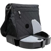 Hunde-Schultertasche "Woof travel black"