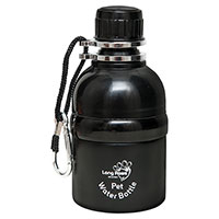 Hunde-Wasserflasche Long Paws,  Farbe: Schwarz
