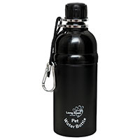 Hunde-Wasserflasche Long Paws,  Farbe: Schwarz