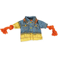 Hunde-Zerrspielzeug "Seil mit Jäckchen"