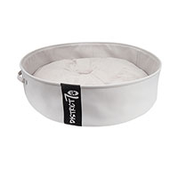 Hundebett District 70 Lounge - Merengue,  Cremeweiß