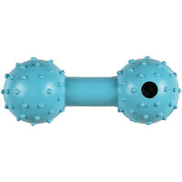 Hundespielzeug Classic Gummi - Hantel & Knochen -