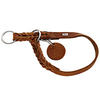 Hunter Solid Education Halsband,  Farbe: Cognac