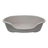 Kunststoff-Hygienekorb,  Farbe: beige-grau