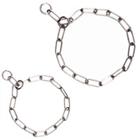 Langgliedhalskette,  verchromt