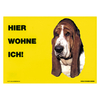 Warnschild "Hier wohne ich"