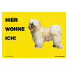 Warnschild "Hier wohne ich"