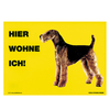 Warnschild "Hier wohne ich"