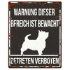 Warnschild "Terrier"