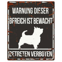 Warnschild "Terrier"
