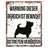 Warnschild "Terrier"