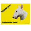 Warnschild "Vorsicht freilaufender Hund"