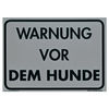Warnschild: "Warnung vor dem Hunde"