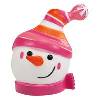 Winter-Ball Schneemann mit Pudelmütze