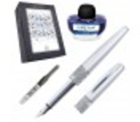 Geschenkset Füllhalter Crystal Celebrities Silver