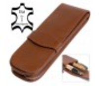 Lederetui Classic Brown