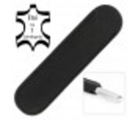 Lederstecketui Schwarz