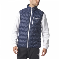 adidas Originals Serrated Vest Herren Daunenjacke Weste blau