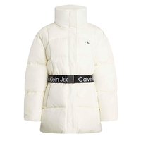 Calvin Klein Belted Long Puffer Jacket