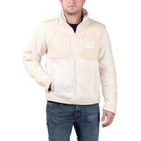 Calvin Klein Fleece Mixed Fabric Zip Through