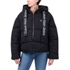 Calvin Klein Logo Drawstring Short Puffer Jacket