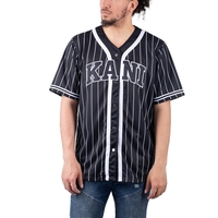 Karl Kani Serif Pinstripe Baseball Jersey