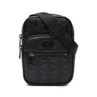 Lacoste Small Monogram Print Messenger Bag 