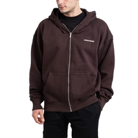 Pegador Colne Logo Oversized Zip Hoodie