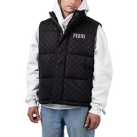 Pequs Chest Logo Monogram Puffer Vest
