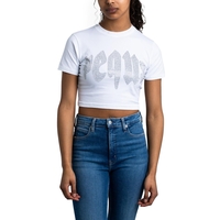 Pequs Rhinestone Mythic Logo Top