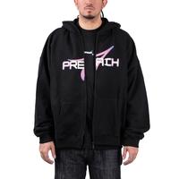 Preach Blurry Gots Zip Hoodie