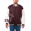 Preach Patched Varsity Bomber Jacket
