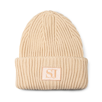 Sean John Monogram Patch Knit Beanie