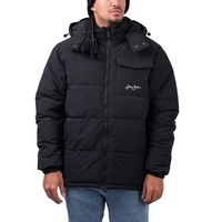 Sean John Script Logo Chest Pocket Puffer Jacket