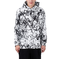 Sean John Script Logo Crackle Dye Hoodie