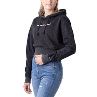 Tommy Jeans Cropped Fit Acide-Wash-Hoodie