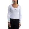 Tommy Jeans Slim Badge Rib Long Sleeve