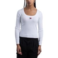 Tommy Jeans Slim Badge Rib Long Sleeve